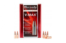 Пули HORNADY 22 CAL. (.224") 55 GR. V-MAX with cannelure (100шт) P/N 22272. В НАЛИЧИИ.