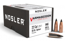 Пули NOSLER 22 CAL. (.224") 55 GR. VARMAGEDDON (100шт) p/n 17240. В НАЛИЧИИ.