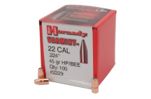 Пули HORNADY 22 клб. (.224") 45 гр. HP/BEE  (100шт) P/N 2229. В НАЛИЧИИ.
