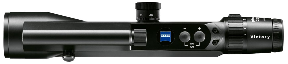 Оптический прицел Carl Zeiss Victory Diarange M (шина Zeiss) 2,5–10x50 T*, прицельная сетка 43 с подсветкой. С лазерным дальномером и системой ввода поправок ASV. (521784-9960)