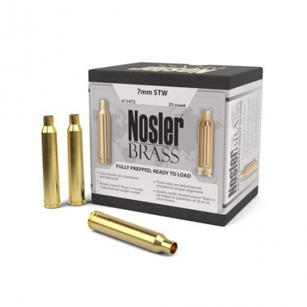 Гильзы Nosler 7mm. STW. PREMIUM BRASS. Латунные, без капсюля (25шт). p/n 11472. В НАЛИЧИИ,