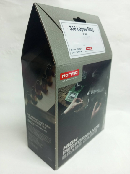 Гильзы Norma 338 L.Mag., латунные, без капсюля (50шт). В НАЛИЧИИ